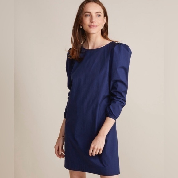 NWT Vineyard Vines Puff long  Sleeve poplin dress - Picture 1 of 10